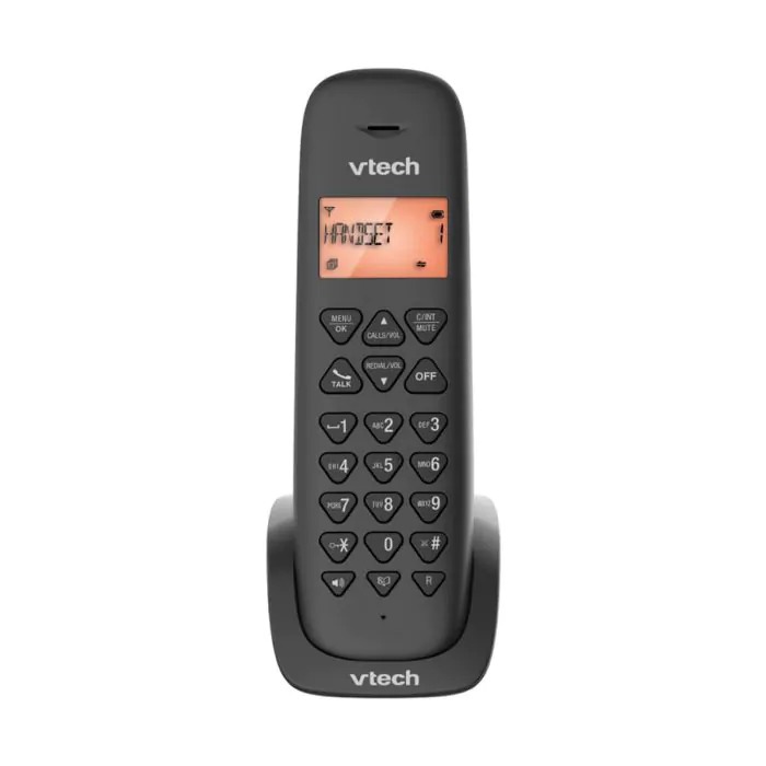 טלפון ביתי דק Alcor שחור VTECH